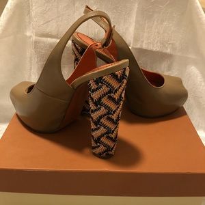 Brand New ✨ Missoni Slingback, Peep Toe Heels